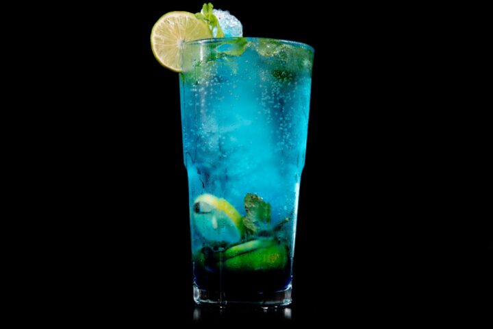 Blue Medusa cocktail