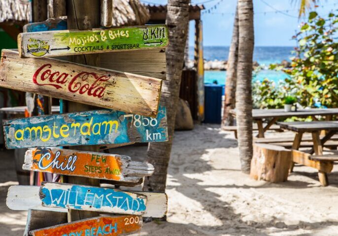 Coca-Cola wooden signage